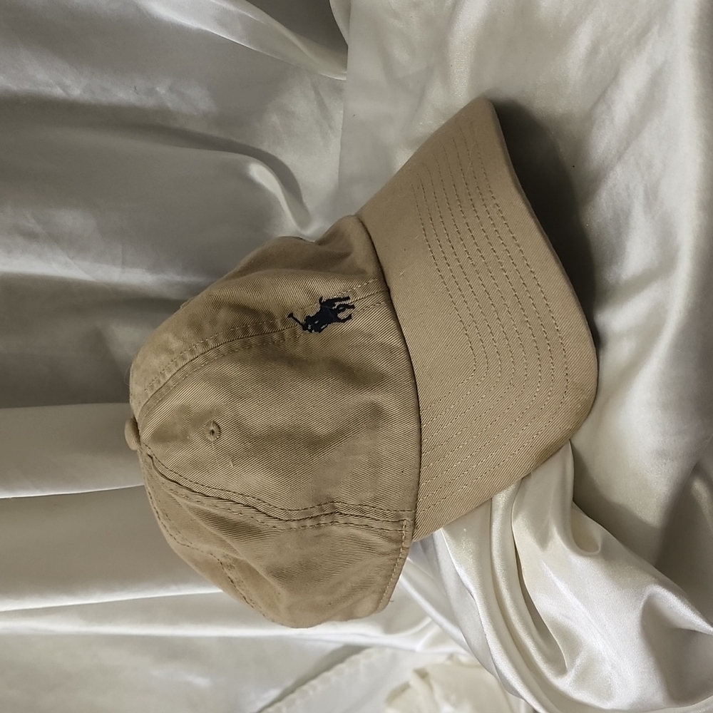 Men's tan Polo baseball cap